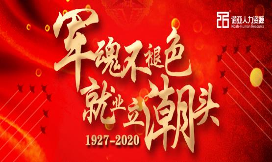 軍魂不褪色，就業(yè)立潮頭！熱烈慶祝中國人民解放軍建軍93周年！